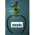 KIT LIGAÇÃO PARA GÁS P-45 COM REGULADOR DE 12 KG E MANOMETRO